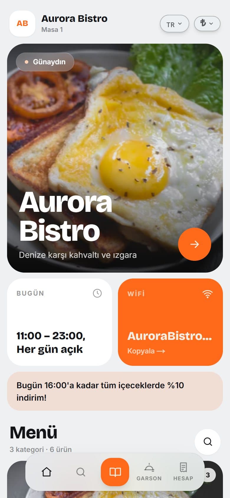 Bento — Gerçek ürün ekranı